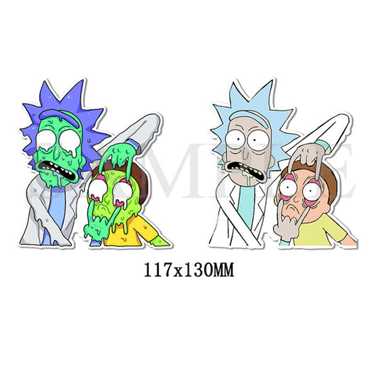 Pegatina 3D - Rick y Morty