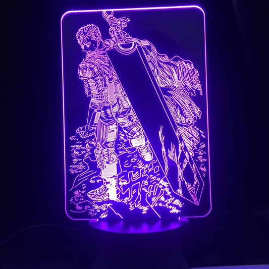 Berserk Acrylic 3D Lamp