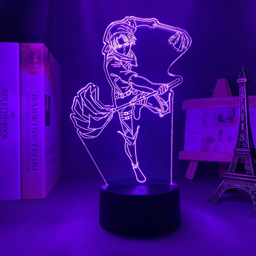 Attack On Titan 3D Acrylic Lamp