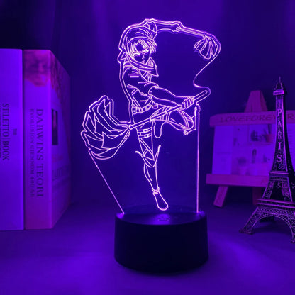 Attack On Titan 3D Acrylic Lamp