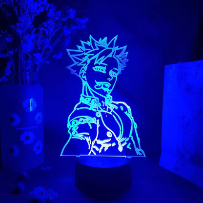 Seven Deadly Sins Acrylic 3D Lamp