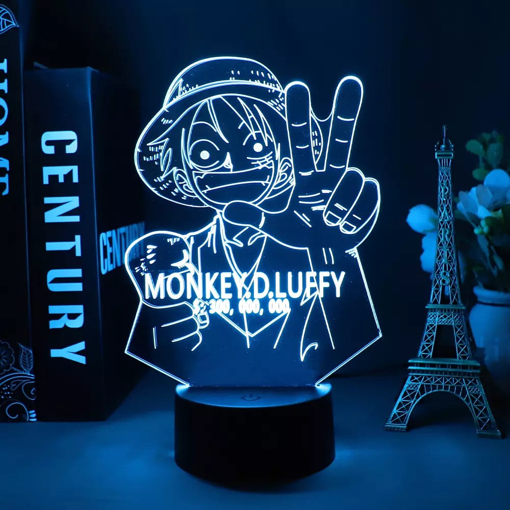 One Piece Acrylic 3D Lamp