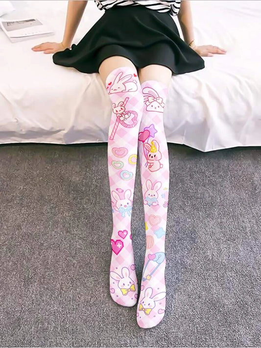 Calcetines de conejito kawaii