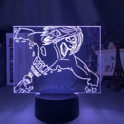 Attack on Titan Acrylic 3D Lamp