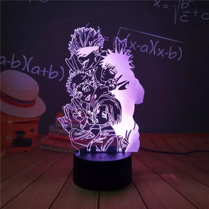 Jujutsu Kaisen Acrylic 3D Lamp