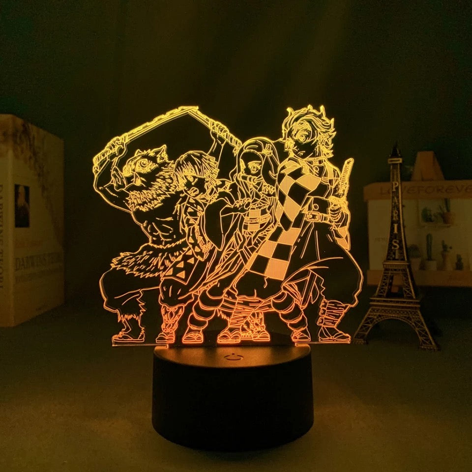 Demon Slayer Acrylic 3D Lamp