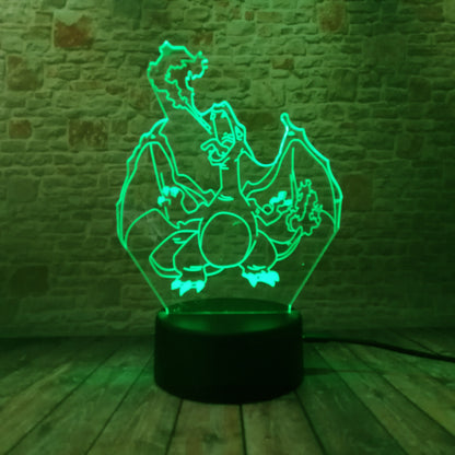 Lámpara 3D Acrílica Pokémon