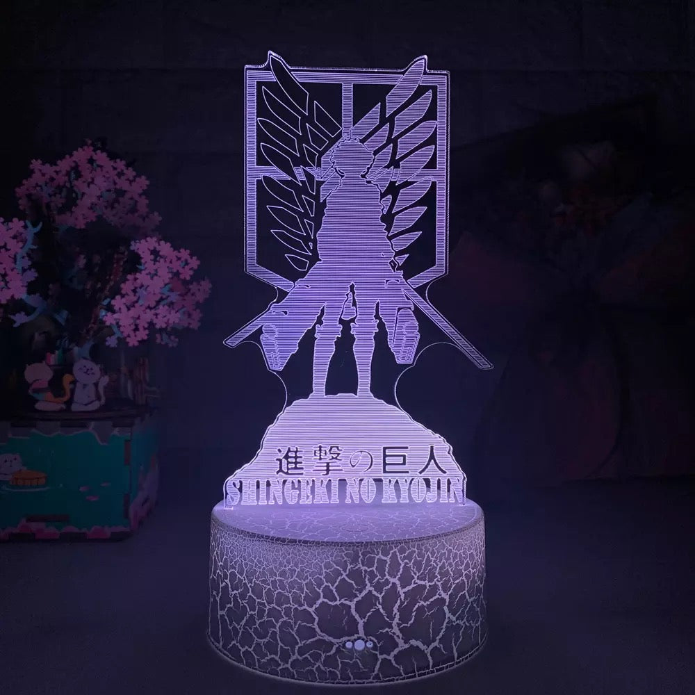 Attack On Titan 3D Acrylic Lamp