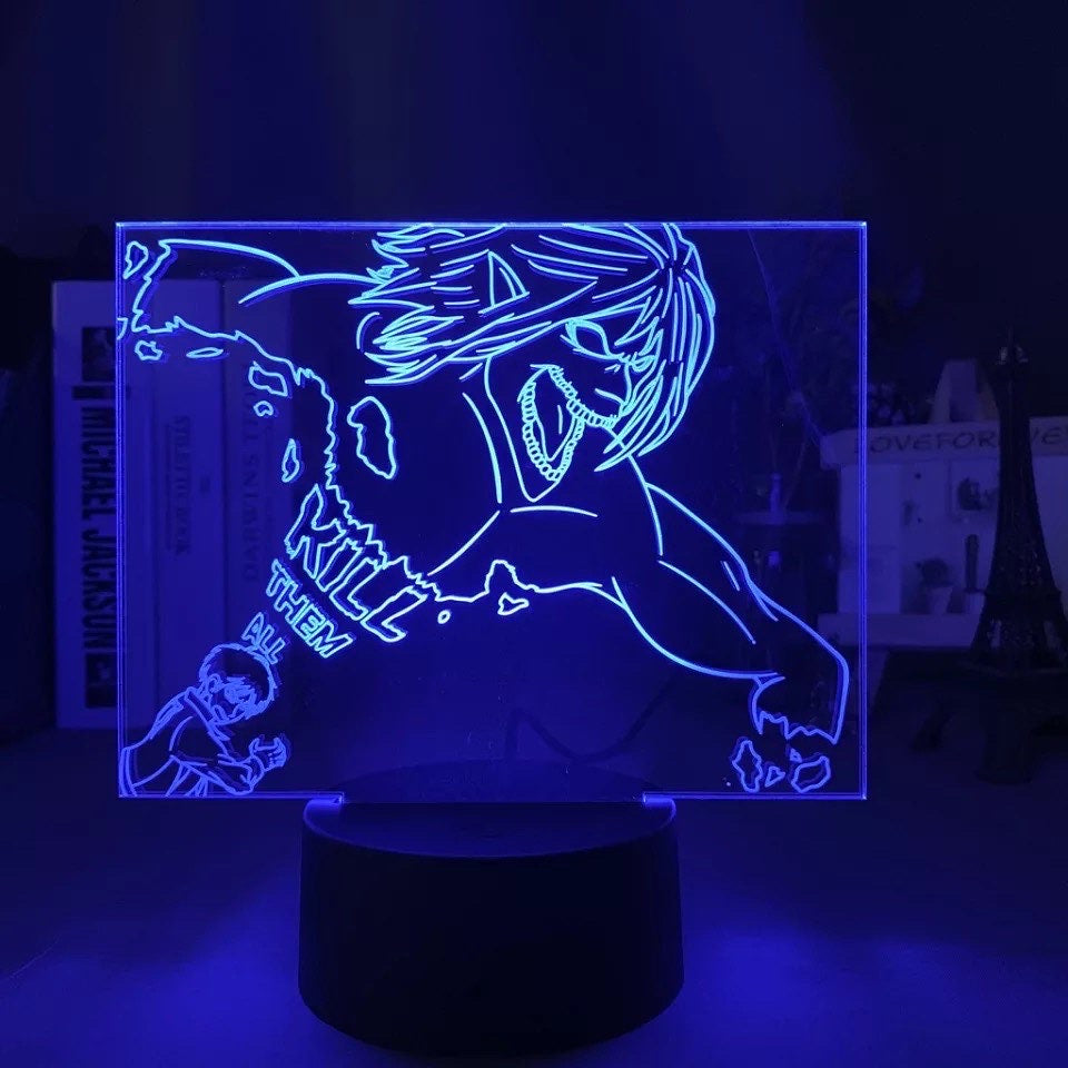 Attack on Titan Acrylic 3D Lamp