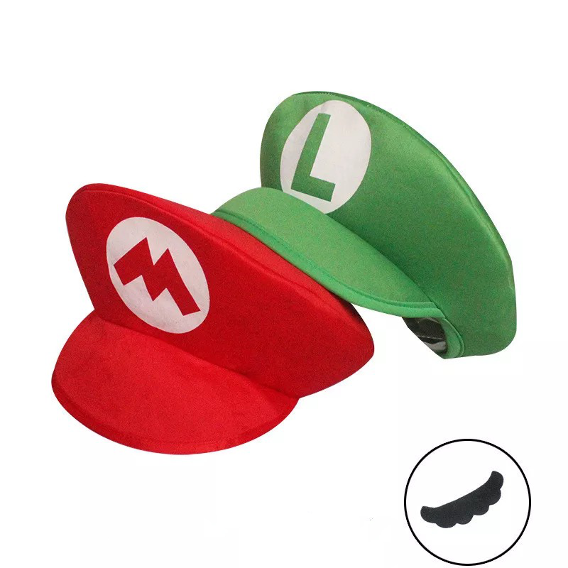 Super Mario Bros: Cosplay Hat & Mustache