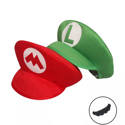 Super Mario Bros: Sombrero y bigote de cosplay