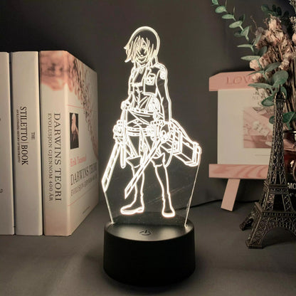 Attack on Titan Acrylic 3D Lamp