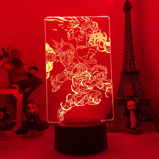 My Hero Academia Acrylic 3D Lamp