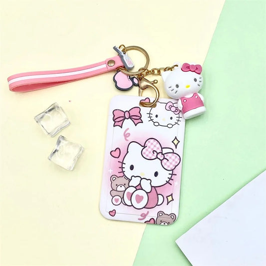 Sanrio: Llavero Hello Kitty + Tarjetero