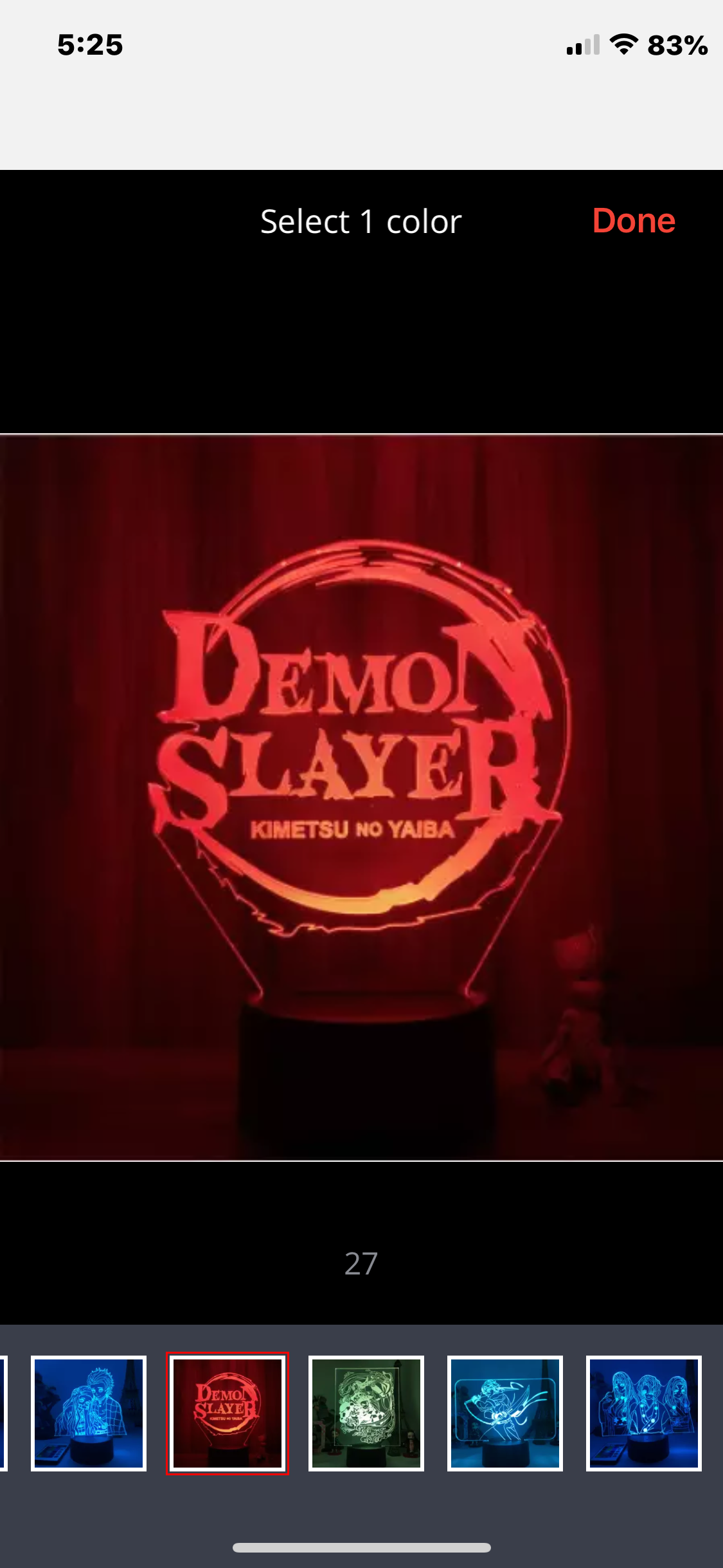 Demon Slayer Acrylic 3D Lamp