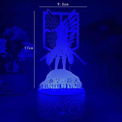 Attack On Titan 3D Acrylic Lamp