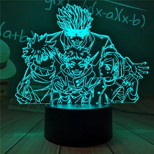 Jujutsu Kaisen Acrylic 3D Lamp