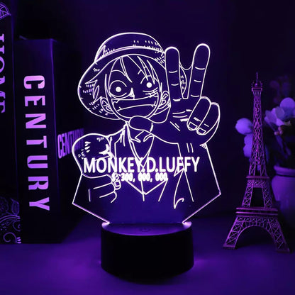 One Piece Acrylic 3D Lamp