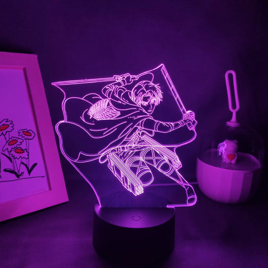 Attack on Titan 3D Lamp
