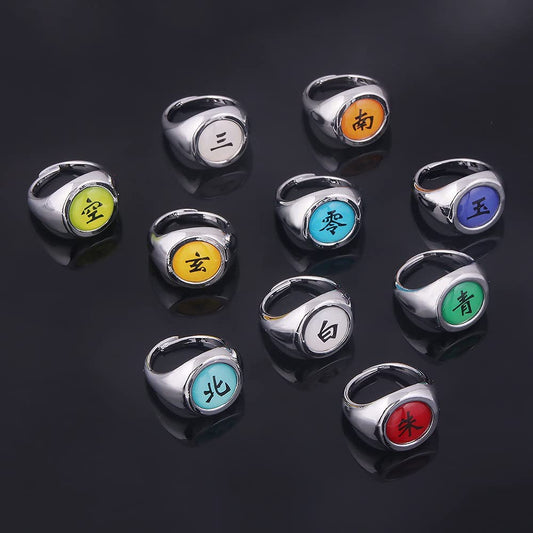 Naruto Rings Set