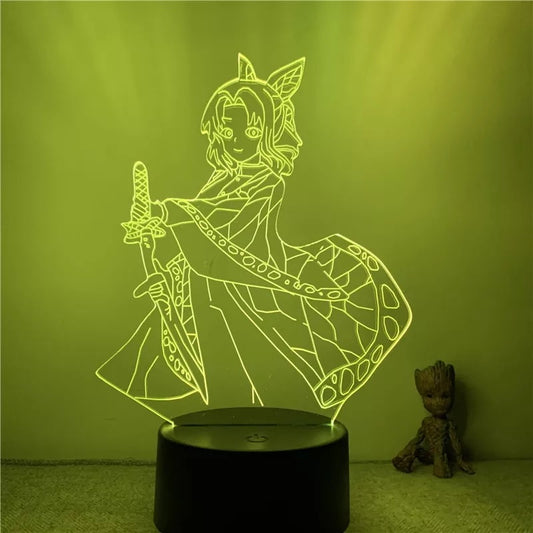Lámpara 3D Demon Slayer