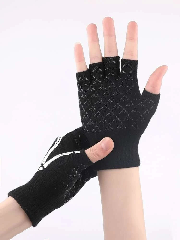 Skeleton Short Gloves