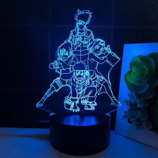Naruto Acrylic 3D Lamp