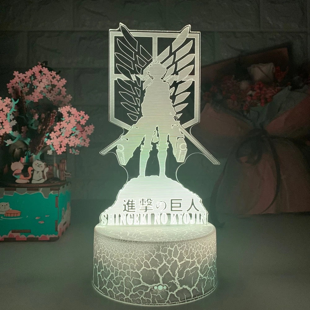 Attack On Titan 3D Acrylic Lamp