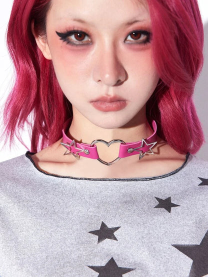 Heart & Star Choker