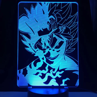 Black Clover Acrylic 3D Lamp