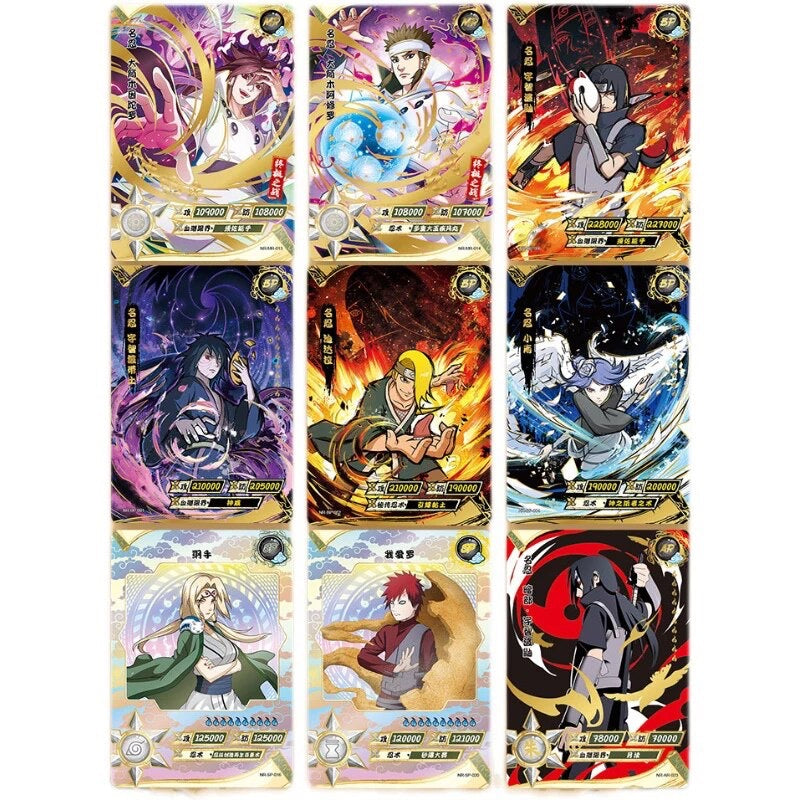 Naruto Shippuden Booster Cards