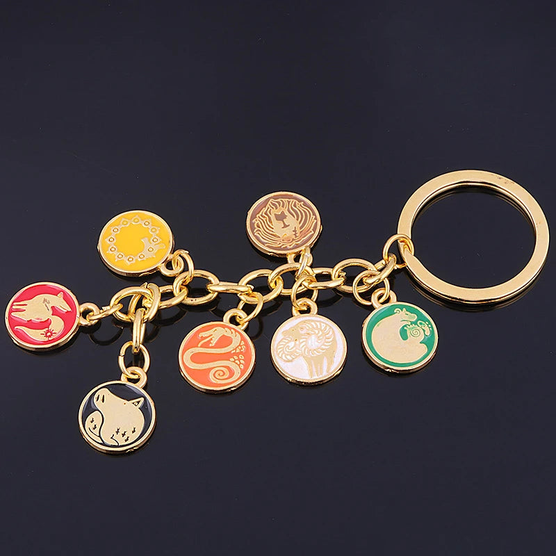 The Seven Deadly Sins Charm Keychain