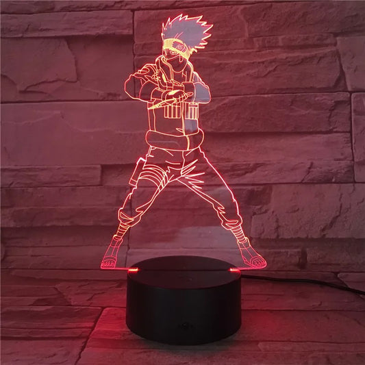 Lámpara 3D Acrílica Naruto
