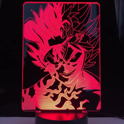 Black Clover Acrylic 3D Lamp