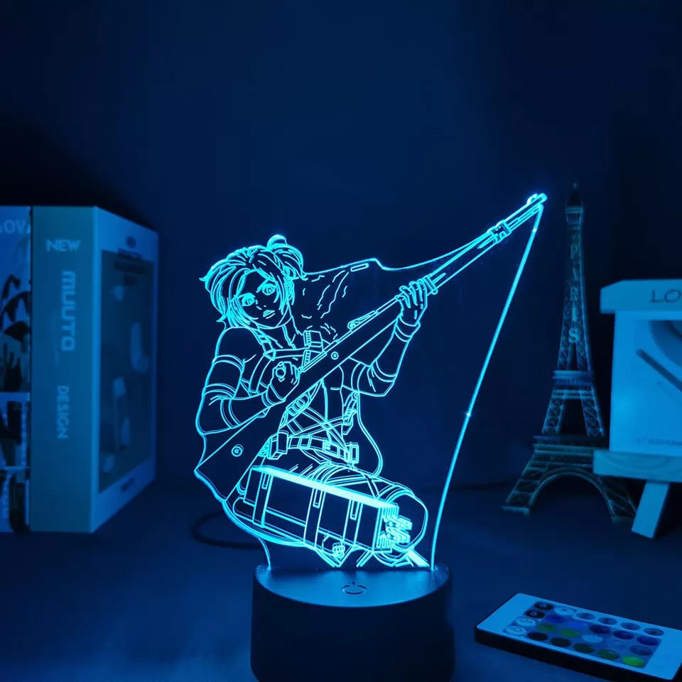 Attack on Titan 3D Lamp