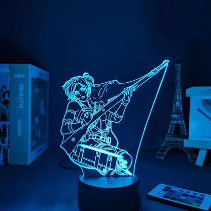 Attack on Titan 3D Lamp