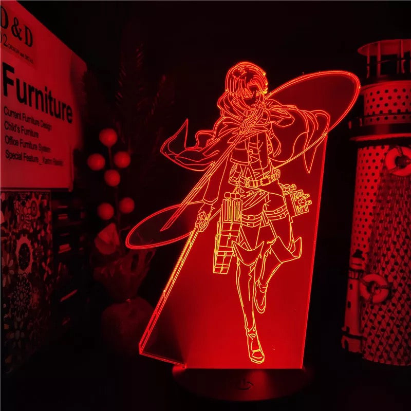 Attack on Titan 3D Lamp