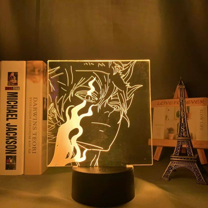 Black Clover Acrylic 3D Lamp